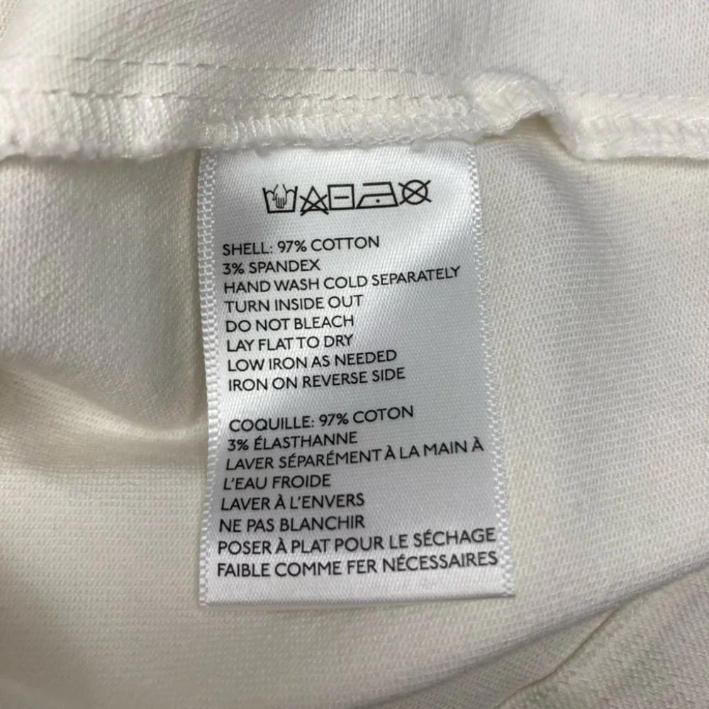 Urban Outfitters Denim Mini Dress | White | Size XS - Picture 8 of 10